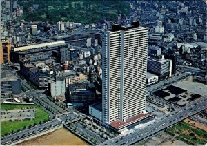 Shinjuku, Tokyo Japan  KEIO PLAZA HOTEL & CITY  Bird's Eye View  4X6 Postcard