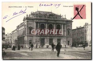 Montpellier - The Theater - Old Postcard