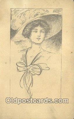 Signed Artist Postal used unknown crease right bottom corner, corner wear