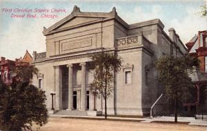 CHICAGO ILLINOIS~FIRST CHRISTIAN SCIENCE CHURCH-FRANKLIN PC CO. POSTCARD 1910s
