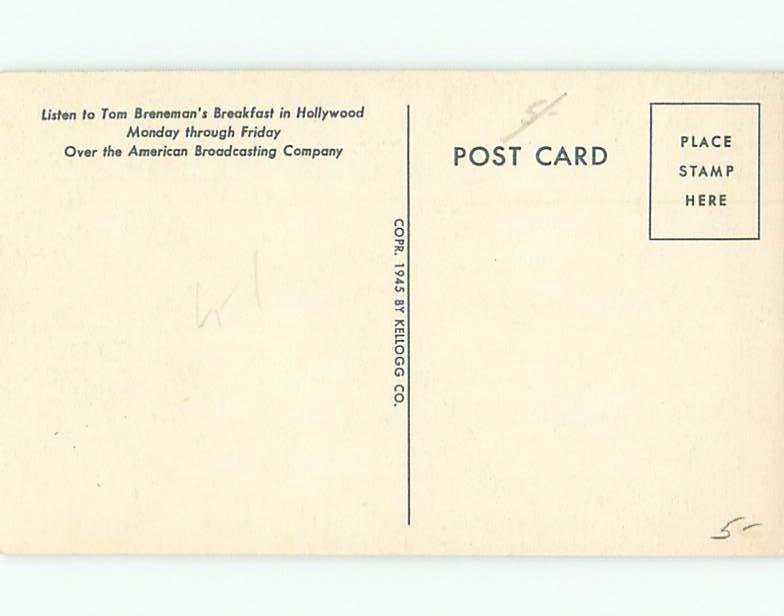 1940's ACTOR BOB HOPE AND TOM BRENEMAN AC6415