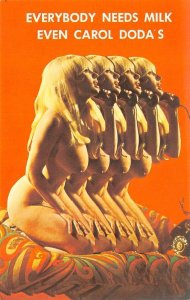 MISS CAROL DODA Topless Nude San Francisco, CA The Condor Risque 1960s Postcard