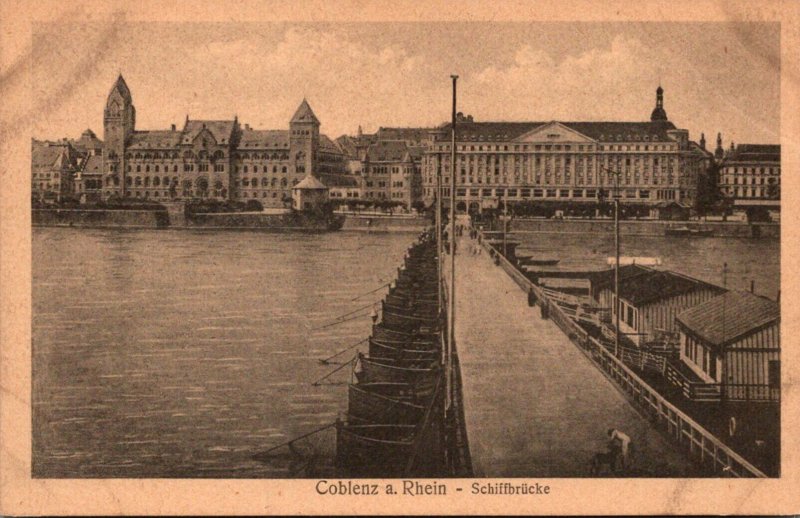 Germany Koblenz Schiffbruecke