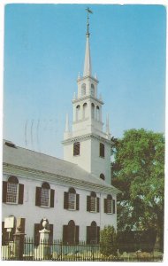 US Newport, Rhode Island, Trinity Church with postage, mailed 1957.