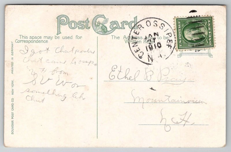 Lynn MA High Rock Tower Massachusetts Postcard D39