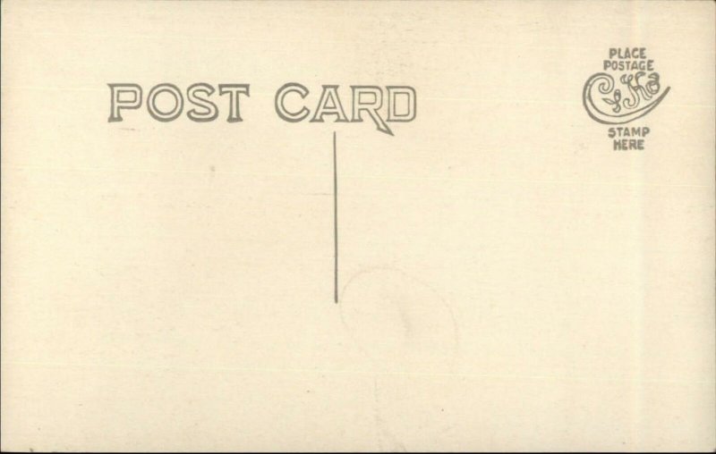 Crawford NE City Park c1910 Real Photo Postcard