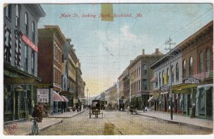 Rockland, Me, Main St., looking North