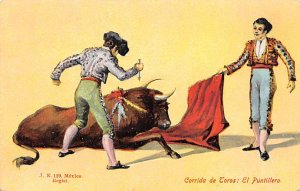 Corrida de Toras El Puntillero Tarjeta Postal, Bullfighting Unused 