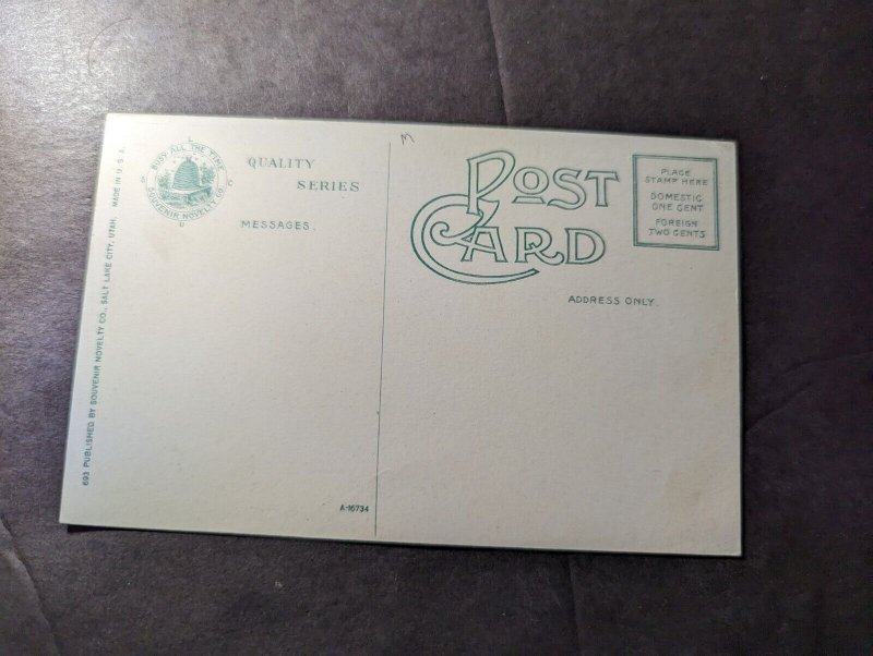 Mint USA Postcard The Mormon Temple Salt Lake City Utah UT Religion Church