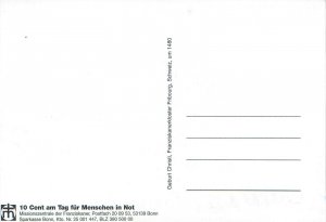 Post card Christmas Nativity scene