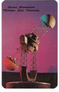 Postcard Abrams Planetarium Michigan State University East Lansing MI