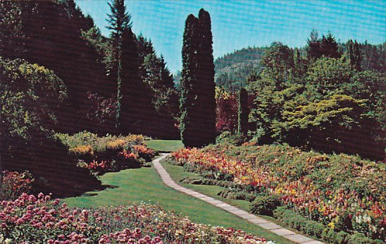 Canada British Columbia Victoria Sunken Garden The Butchart Gardens