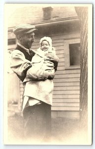 c1910 CHAUNCEY LAWRENCE BABY LOUISE LAWRENCE PHOTO RPPC POSTCARD P1697