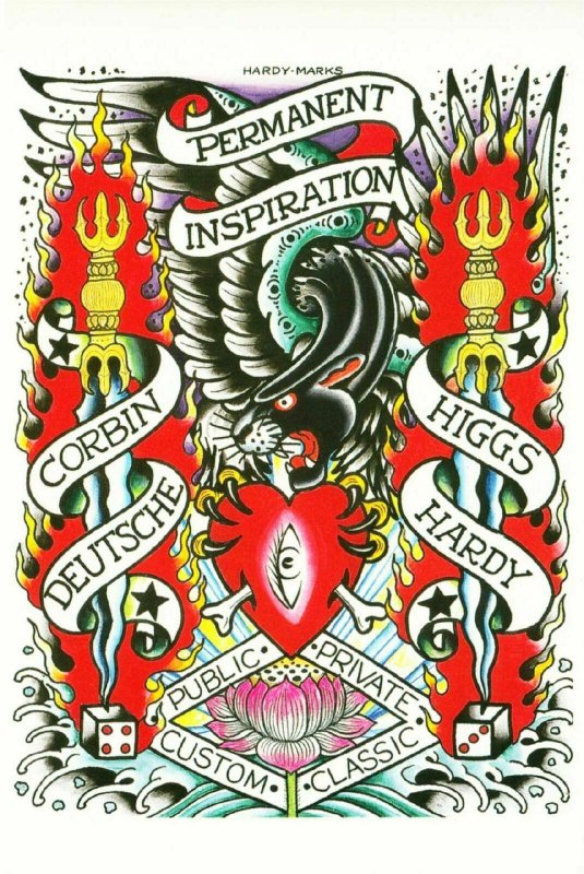 5 Tattoo Postcards