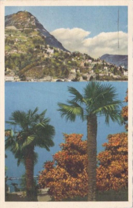 Switzerland Lugano Castagnola Monte Bre 1950