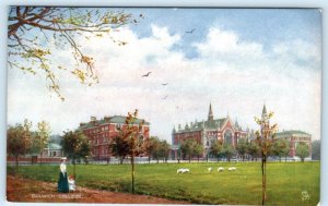 Tuck Oilette DULWICH COLLEGE, London England ~ ca 1910s UK Postcard