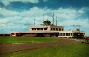 Canada Montreal Airport Dorval Quebec Chrome Postcard 08.78