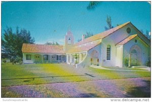 Florida Clearwater Beach Little White Church By The Sea 1956