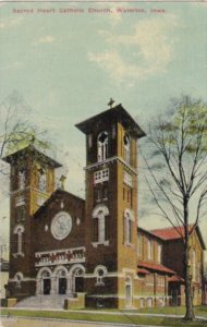 Church Sacred Heart Catholic Church Waterloo Iowa 1911