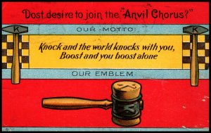 Dost Desire to Join The Anvil Chorous? BIN