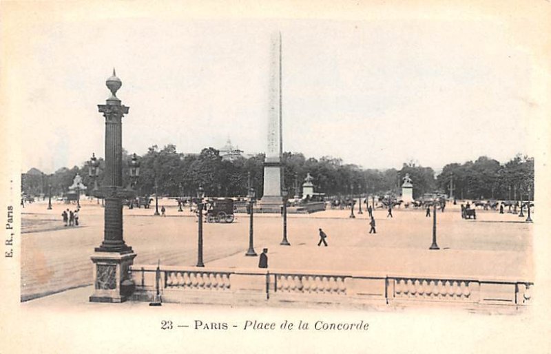 Place de la Concorde Paris France Unused 