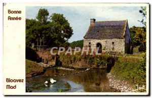 Postcard Happy New Year Modern Britain