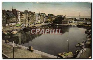 Modern Postcard Honfleur The old dock