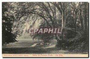 Old Postcard Cold Fountain Vallon Les Pres