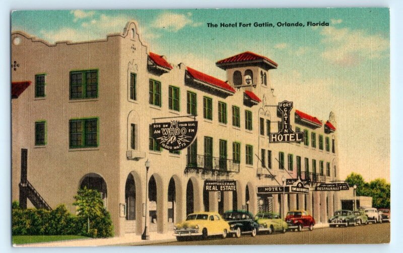 Hotel Fort Gatlin Orlando FL Florida Postcard (DM4)