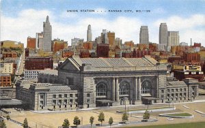 Union station Kansas City, Missouri, USA Railroad, Misc. Unused 