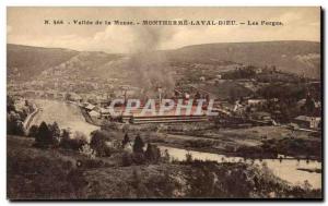 Old Postcard Vallee Meuse Montherme Laval God forges