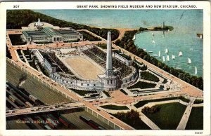 Postcard STADIUM SCENE Chicago Illinois IL AN9216