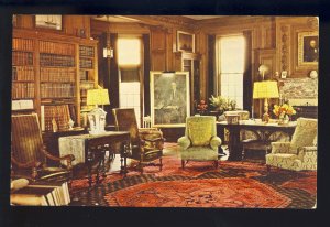 Hyde Park, New York/NY Postcard, Living Room Of Franklin D. Roosevelt/FDR