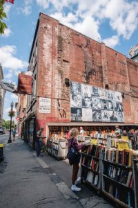 Brattle Book Shop Boston Massachusettes Street Art Postcard