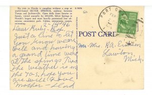 FL - Silver Springs. Glass Bottom Sightseeing Boats at Docks