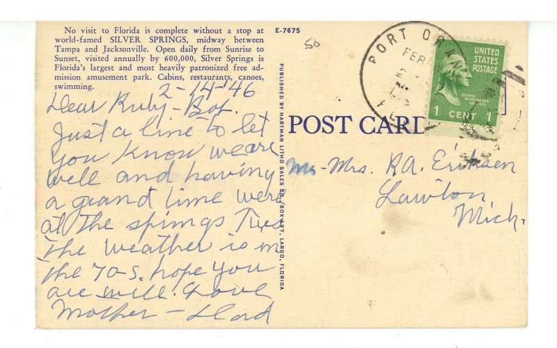 FL - Silver Springs. Glass Bottom Sightseeing Boats at Docks