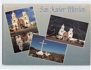 Postcard San Xavier Del Bac Mission Tucson Arizona USA