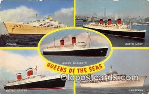 Oriana, Queen Mary Queen Elizabeth, United States, Canberra Ship Unused corne...