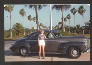 1941 BUICK CAR DEALER ADVERTISING POSTCARD '41 BUICK PRETTY WOMAN GIRL