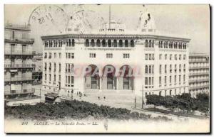 Old Postcard Algiers New Post Office