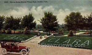 Flower Beds, Mineral Palace Park - Pueblo, Colorado CO