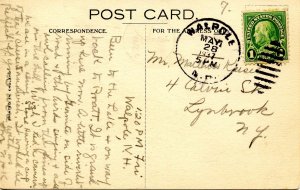 Cunard White Star Line - RMS Aquitania      (postmark on face)