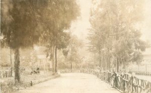 Postcard RPPC California Hollywood Bowl Road 1920s 23-1668