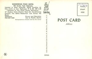 Whispering Pines Motel West Asheville, North Carolina NC