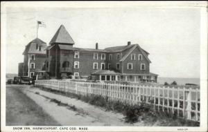 Harwichport Cape Cod MA Snow Inn c1920 Postcard