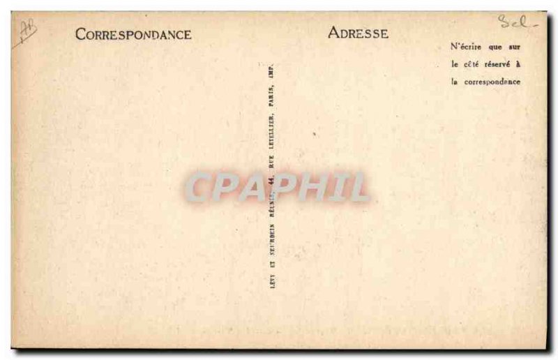 Old Postcard Saltmarsh A Mulan Les Sables d & # 39Olonne