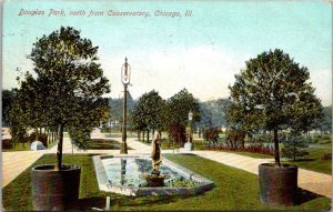 Illinois Chicago Douglas Park North From Conservatory 1908