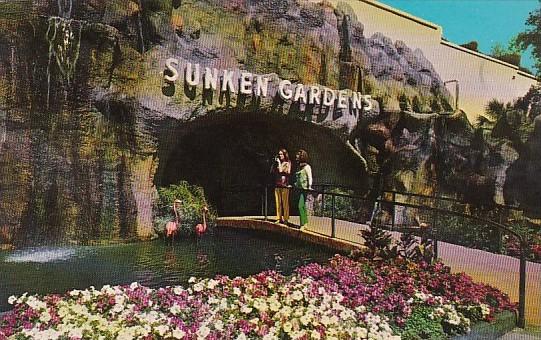 Florida St Petersburg Beautiful Sunken Gardens Entrance