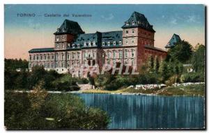 Old Postcard Castello del Valentino Torino