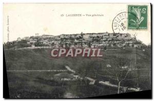 Postcard Old Lauzerte Vue Generale